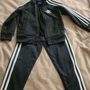 Adidas sweat suit two piece